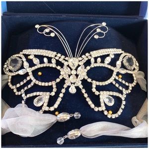 Swarovski Crystal Butterfly Mask-Limited Edition